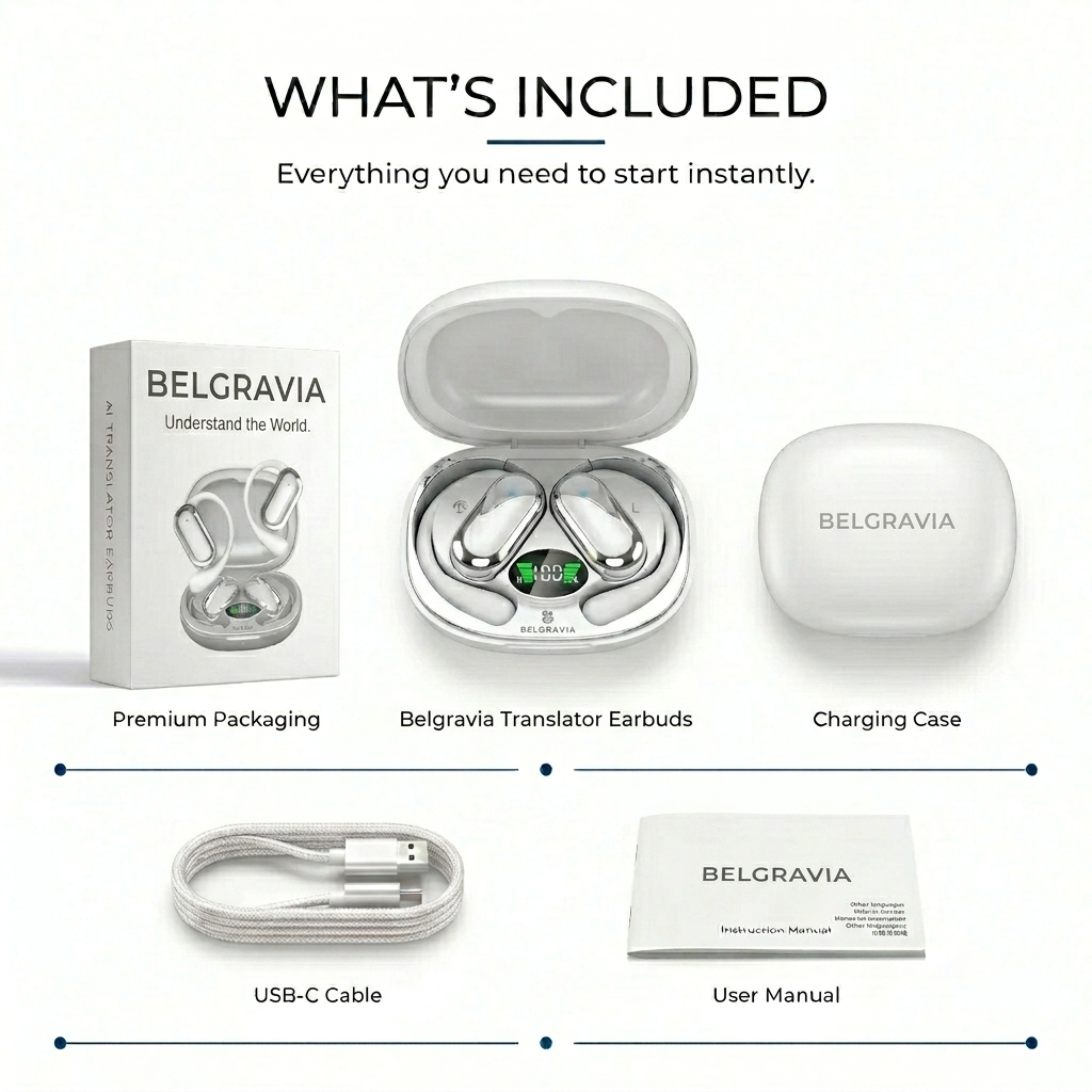 Fluent™ AI Translator Earbuds