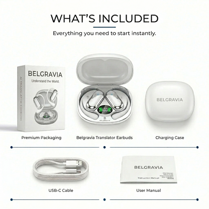 Fluent™ AI Translator Earbuds